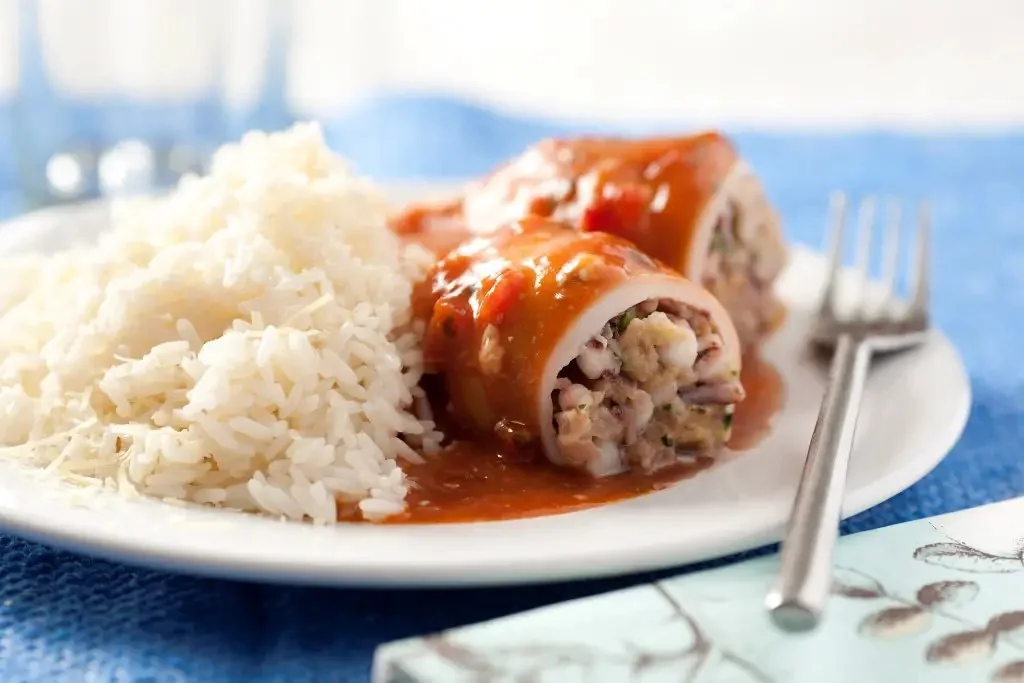 Calamares rellenos a la leonesa