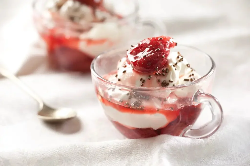 Copa helada de chantillí