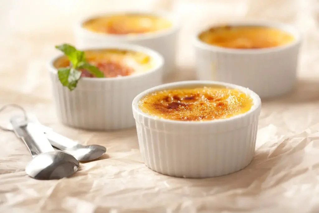 Creme caramel de limón