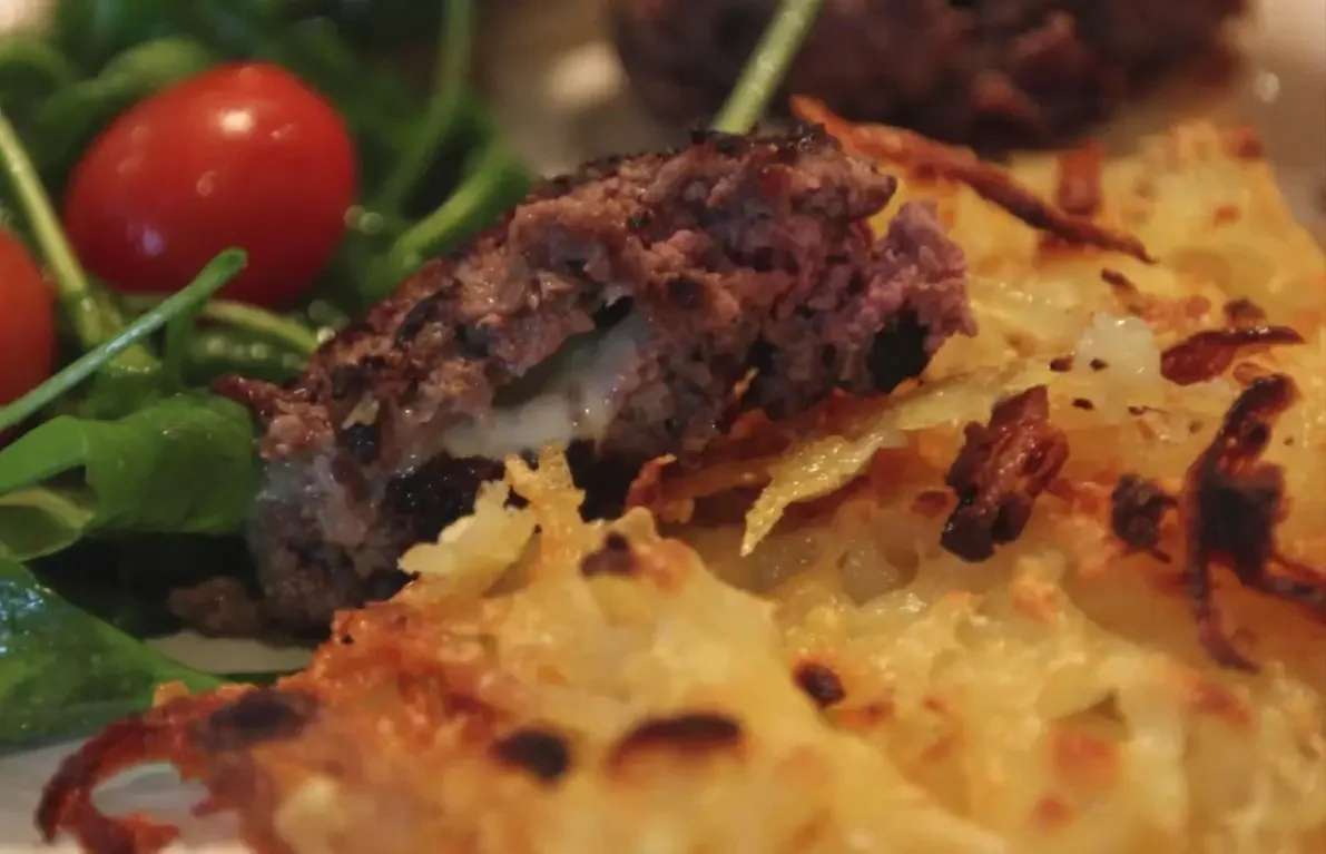 Hamburguesas de carne caseras